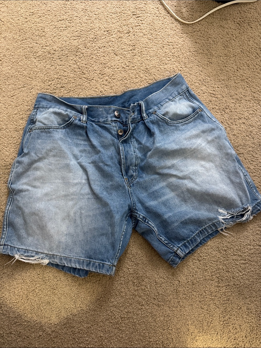 Men's Blue Denim Jean Shorts